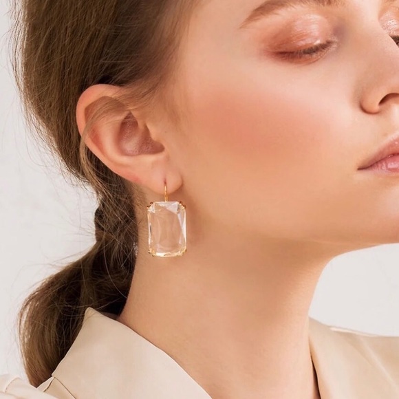 ✨3for$38 New Zara Faceted Crystal Drop Earrings - Picture 10 of 12